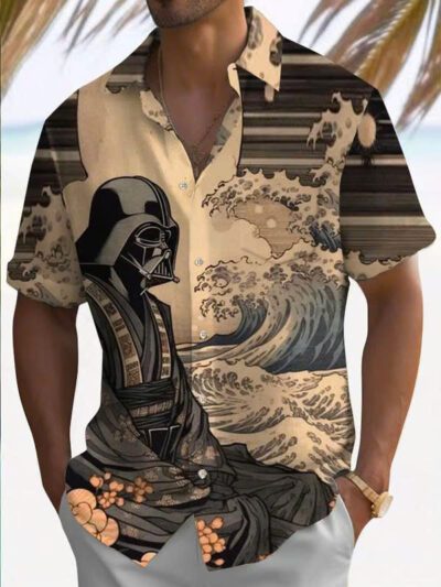 Ukiyoe short sleeve pocket shirt