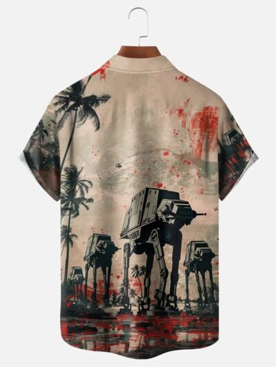 Men's Ukiyo-e Movie Short Sleeve Shirt